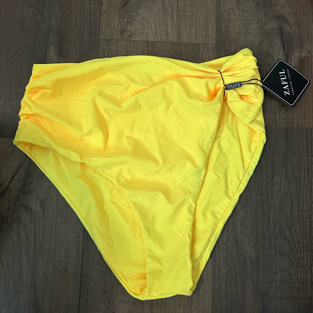 Zaful Sunny Yellow Bikini Bottom NWT